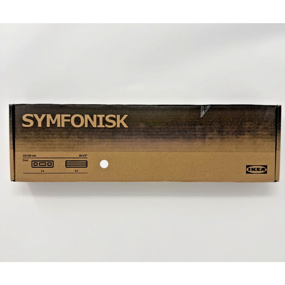 IKEA SYMFONISK Bookshelf speaker wall bracket, white 12"-BRAND NEW